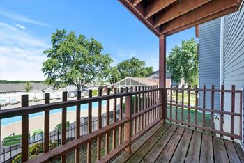Large balcony